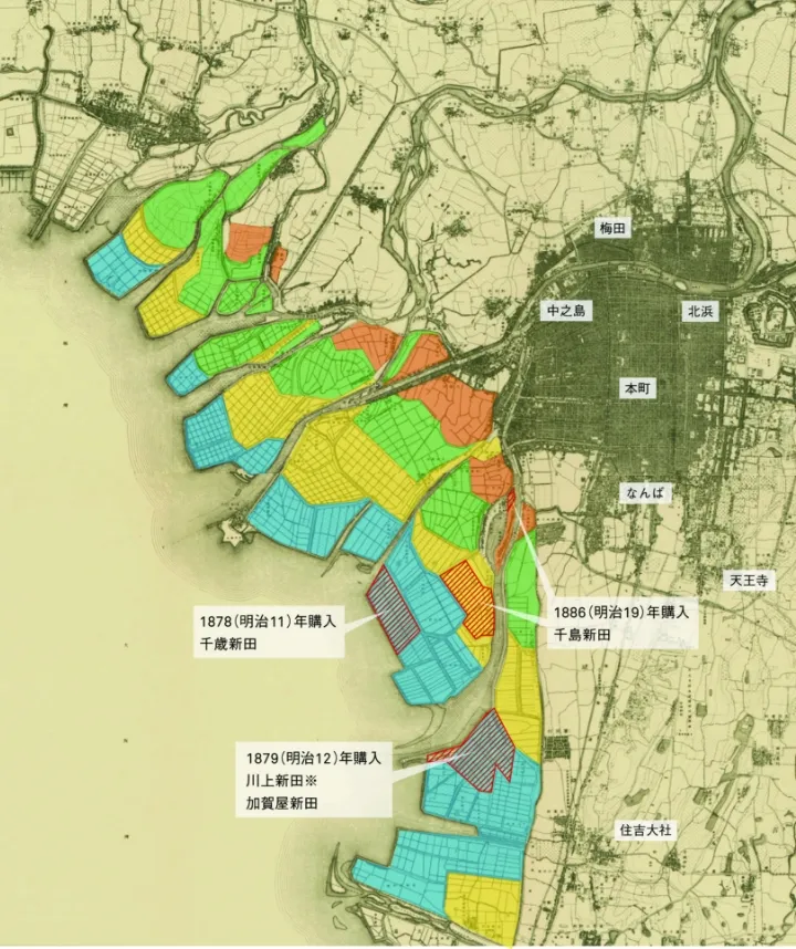 購入新田地図